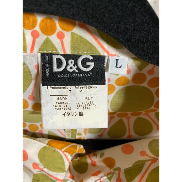 Vintage Dolce & Gabbana Men's 70s Button-Up Shirt - made in Italy - Picture 2 of 8